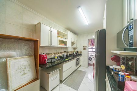 Cozinha  de apartamento à venda com 3 quartos, 86m² em Campestre, Santo André