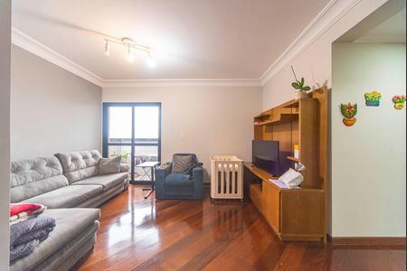 Sala de apartamento à venda com 3 quartos, 86m² em Campestre, Santo André