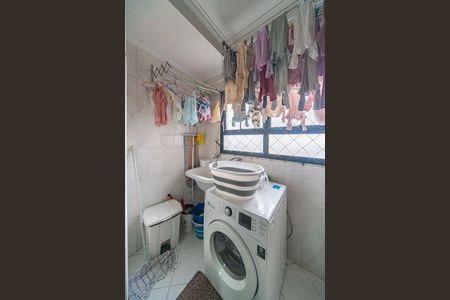 Área de Serviço de apartamento à venda com 3 quartos, 86m² em Campestre, Santo André