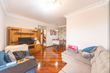 Sala de apartamento à venda com 3 quartos, 86m² em Campestre, Santo André