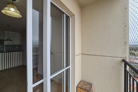 Varanda da sala de apartamento para alugar com 2 quartos, 50m² em Bairro dos Casa, São Bernardo do Campo