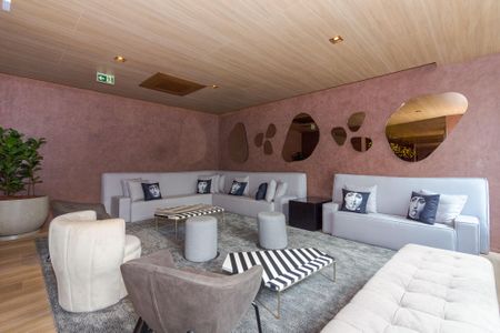 Studio para alugar com 27m², 1 quarto e 1 vaga Studio para alugar com 27m², 1 quarto e 1 vagaÁrea comum - Salão de festas