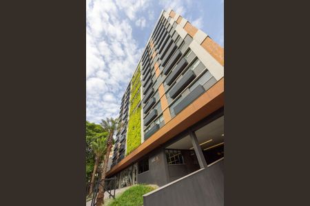 Studio para alugar com 27m², 1 quarto e 1 vaga Studio para alugar com 27m², 1 quarto e 1 vagaFachada