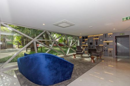 Studio para alugar com 27m², 1 quarto e 1 vaga Studio para alugar com 27m², 1 quarto e 1 vagaHall de entrada