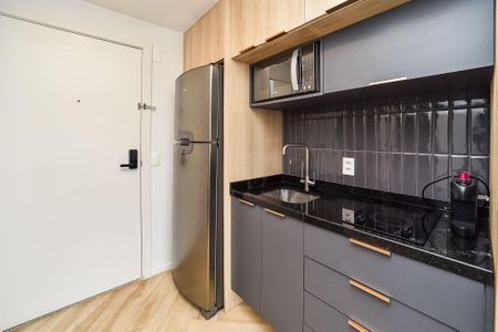 Studio para alugar com 27m², 1 quarto e 1 vaga Studio para alugar com 27m², 1 quarto e 1 vagaCozinha