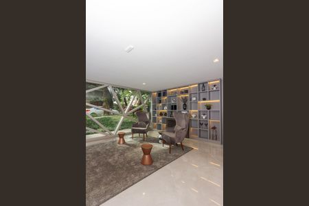 Studio para alugar com 27m², 1 quarto e 1 vaga Studio para alugar com 27m², 1 quarto e 1 vagaHall de entrada