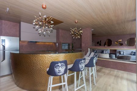 Studio para alugar com 27m², 1 quarto e 1 vaga Studio para alugar com 27m², 1 quarto e 1 vagaÁrea comum - Salão de festas