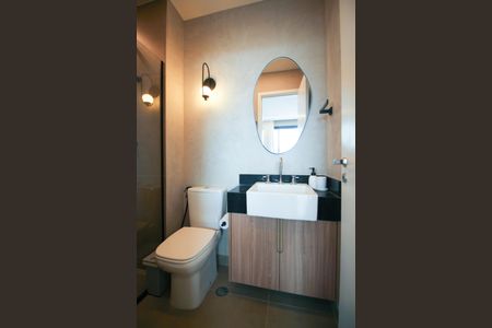 Studio para alugar com 43m², 1 quarto e 1 vaga Studio para alugar com 43m², 1 quarto e 1 vagaBanheiro