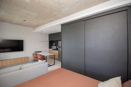 Studio para alugar com 35m², 1 quarto e 1 vaga Studio para alugar com 35m², 1 quarto e 1 vagaQuarto