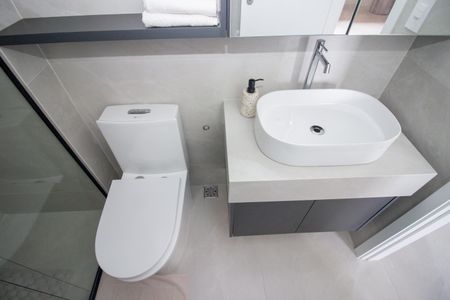 Studio para alugar com 35m², 1 quarto e 1 vaga Studio para alugar com 35m², 1 quarto e 1 vagaBanheiro