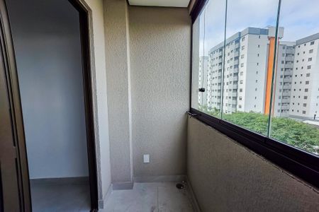 Varanda da Sala de apartamento para alugar com 2 quartos, 56m² em Parque das Nações, Santo André