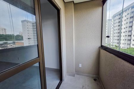 Varanda da Sala de apartamento para alugar com 2 quartos, 56m² em Parque das Nações, Santo André