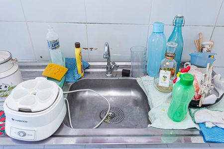 Apartamento para alugar com 43m², 2 quartos e 1 vaga Apartamento para alugar com 43m², 2 quartos e 1 vagaCozinha e Área de Serviço