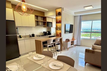 Apartamento para alugar com 73m², 3 quartos e 2 vagas Apartamento para alugar com 73m², 3 quartos e 2 vagasSala de jantar
