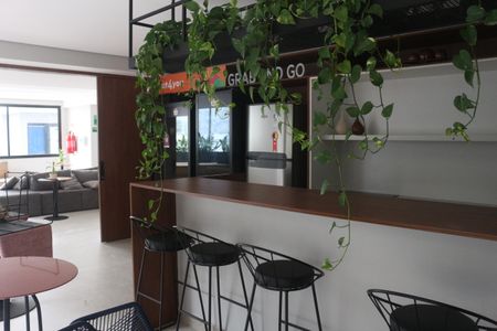 Studio para alugar com 36m², 1 quarto e sem vagaHall social