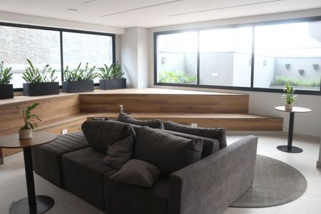 Studio para alugar com 36m², 1 quarto e sem vagaHall social