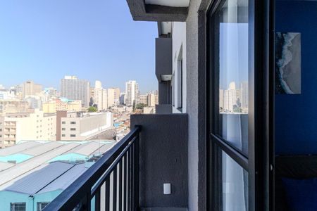 Varanda de apartamento à venda com 1 quarto, 27m² em Centro Histórico de São Paulo, São Paulo