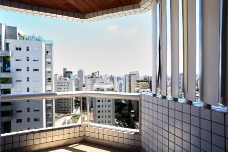 Varanda da Sala de apartamento para alugar com 4 quartos, 138m² em Anchieta, Belo Horizonte