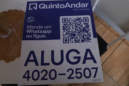 Apartamento para alugar com 54m², 2 quartos e 1 vagaPlaca instalada na janela do imóvel - Código da placa: YIXW-1732