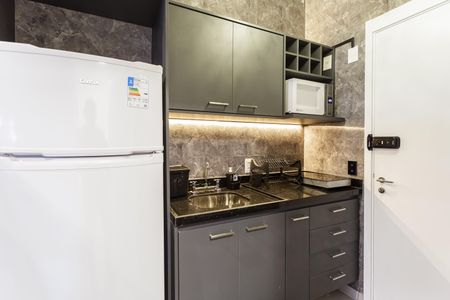 Studio para alugar com 34m², 1 quarto e sem vagaCozinha