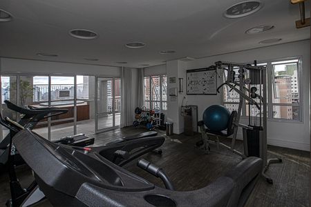 Apartamento para alugar com 47m², 1 quarto e 1 vaga Apartamento para alugar com 47m², 1 quarto e 1 vagaacademia_4