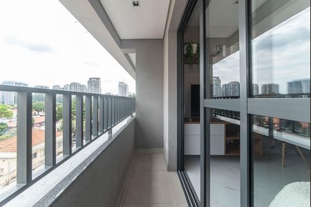 Studio para alugar com 26m², 1 quarto e sem vagaVaranda