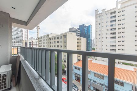 Studio para alugar com 26m², 1 quarto e sem vagaVaranda