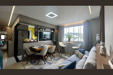 Sala  de apartamento para alugar com 2 quartos, 60m² em Buritis, Belo Horizonte