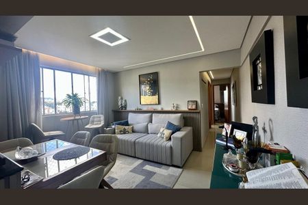 Sala  de apartamento para alugar com 2 quartos, 60m² em Buritis, Belo Horizonte