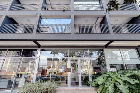 Studio para alugar com 30m², 1 quarto e sem vagaFachada - Plaquinha