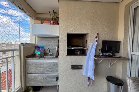 Churrasqueira de apartamento à venda com 3 quartos, 74m² em Vila das Merces, São Paulo