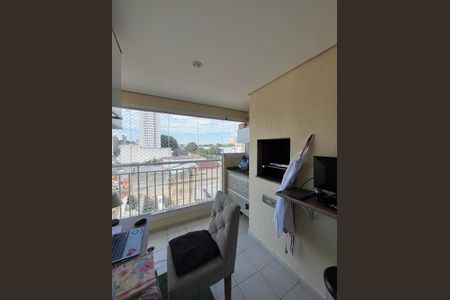 Varanda gourmet de apartamento à venda com 3 quartos, 74m² em Vila das Merces, São Paulo