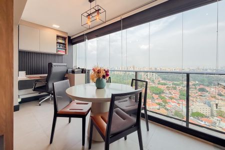 Varanda da Sala de apartamento à venda com 1 quarto, 42m² em Vila Mariana, São Paulo