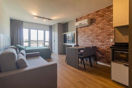 Studio para alugar com 33m², 1 quarto e 1 vaga