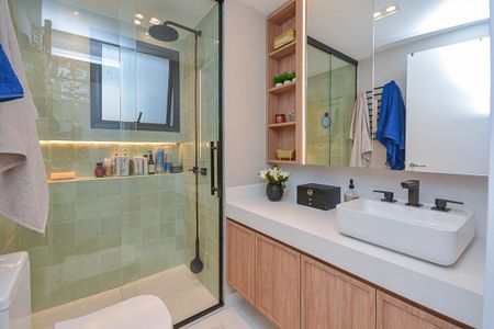 Apartamento para alugar com 123m², 3 quartos e 2 vagasBanheiro da Suíte 2