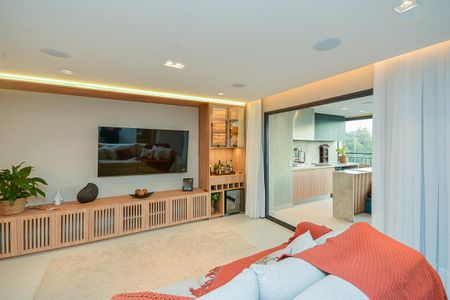 Sala de apartamento para alugar com 3 quartos, 123m² em Vila Sofia, São Paulo