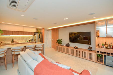 Sala de apartamento para alugar com 3 quartos, 123m² em Vila Sofia, São Paulo