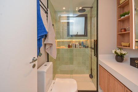 Apartamento para alugar com 123m², 3 quartos e 2 vagasBanheiro da Suíte 2