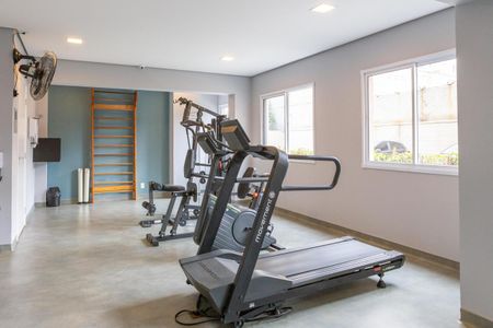 Apartamento para alugar com 31m², 1 quarto e sem vaga Apartamento para alugar com 31m², 1 quarto e sem vagaAcademia