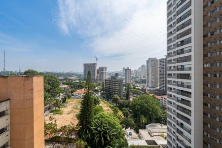 Vista da Sacada de kitnet/studio à venda com 1 quarto, 29m² em Jardim Prudência, São Paulo