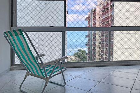 Sala de apartamento para alugar com 2 quartos, 86m² em Boqueirão, Santos