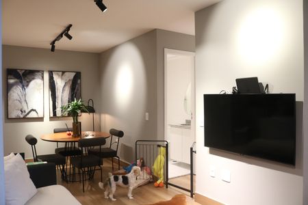 Sala de apartamento para alugar com 3 quartos, 69m² em Vila Anastácio, São Paulo