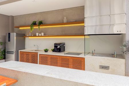 Studio para alugar com 24m², 1 quarto e sem vagaChurrasqueira