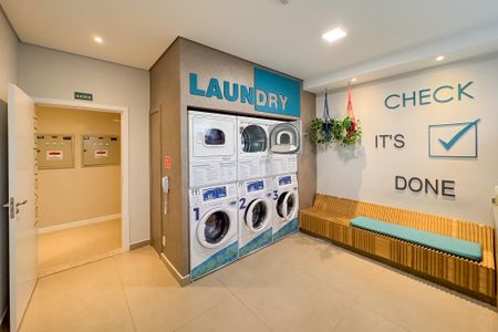 Studio para alugar com 30m², 1 quarto e sem vagaLavanderia