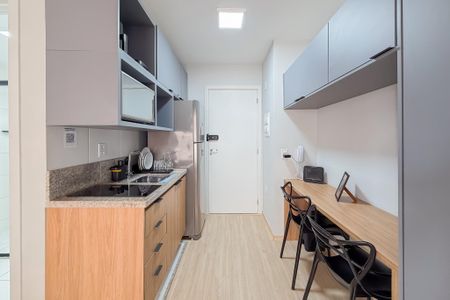 Studio para alugar com 30m², 1 quarto e sem vagaCozinha