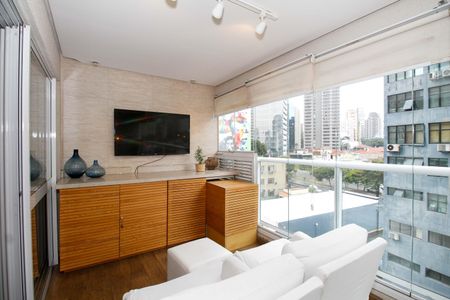 Varanda de apartamento para alugar com 1 quarto, 57m² em Pinheiros, São Paulo