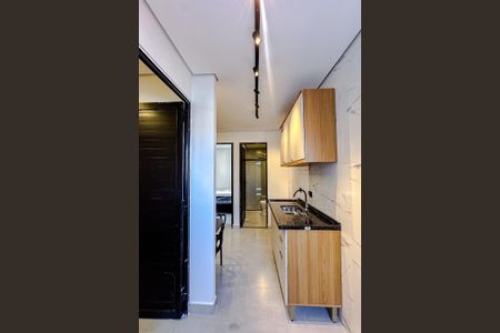 Apartamento para alugar com 32m², 2 quartos e sem vaga Apartamento para alugar com 32m², 2 quartos e sem vagaCozinha e Área de Serviço
