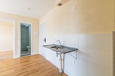 Cozinha de apartamento para alugar com 2 quartos, 37m² em Bom Retiro, São Paulo