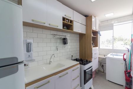Apartamento para alugar com 44m², 2 quartos e sem vagaCozinha integrada com a área de serviço