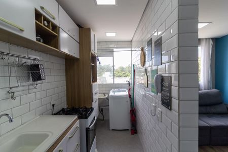 Apartamento para alugar com 44m², 2 quartos e sem vagaCozinha integrada com a área de serviço